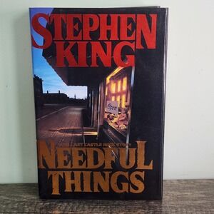 Stephen King – Needful Things 1991 First Edition Hardcover w/ Dust Jacket Viking